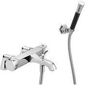 Cisal Cherie Cмеситель термостатический на борт ванны, с ручным душем, на 2 отверстия, цвет: chrome CED2801021