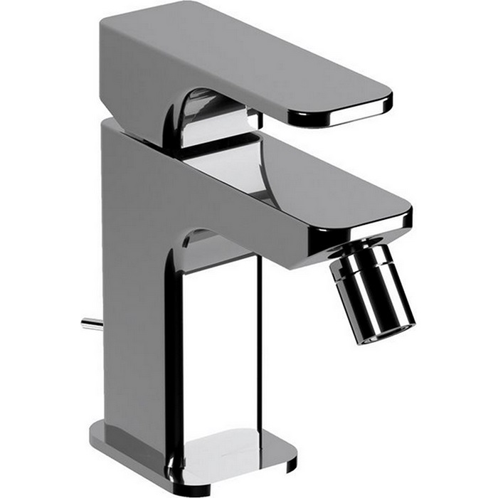 Cisal Cubic Смеситель для биде, с донным клапаном, длина излива 10,5 см, цвет: chrome CU00055121
