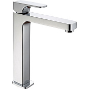 Cisal Cubic Смеситель для раковины, без донного клапана, длина излива 17 см, цвет: chrome CU00354121