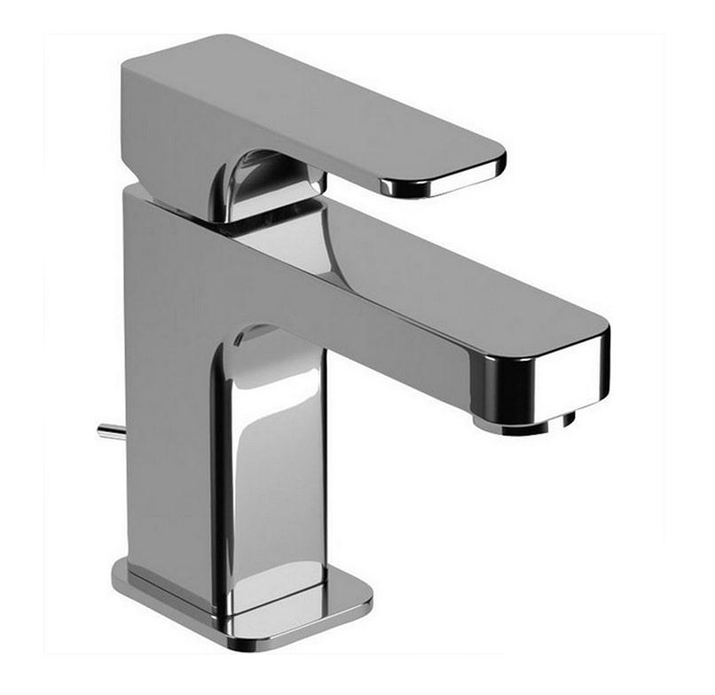 Cisal Cubic Смеситель для раковины, с донным клапаном, длина излива 11 см, цвет: chrome CU00051121