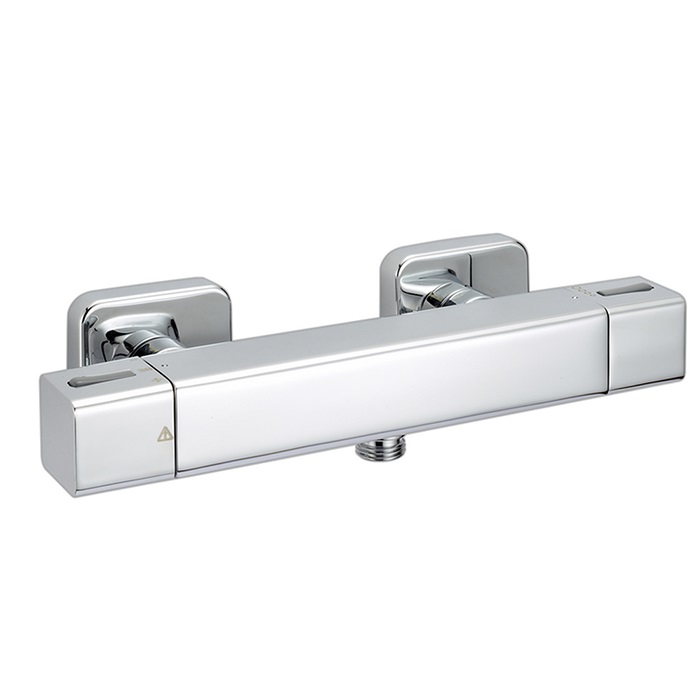 Cisal Cubic Смеситель термостатический для душа накладной, цвет: chrome CUT0102021