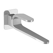 Cisal Kawa Смеситель для раковины встраиваемый, внешняя часть, длина излива 24,5 см, цвет: chrome KA00551021