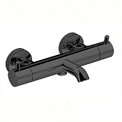 Cisal Less New Смеситель термостатический для ванны накладной, без душ. комплекта, цвет: night black LNT2301640