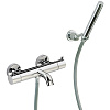 Cisal Less New Смеситель термостатический для ванны накладной, с душевым комплектом, цвет: chrome LND2301621