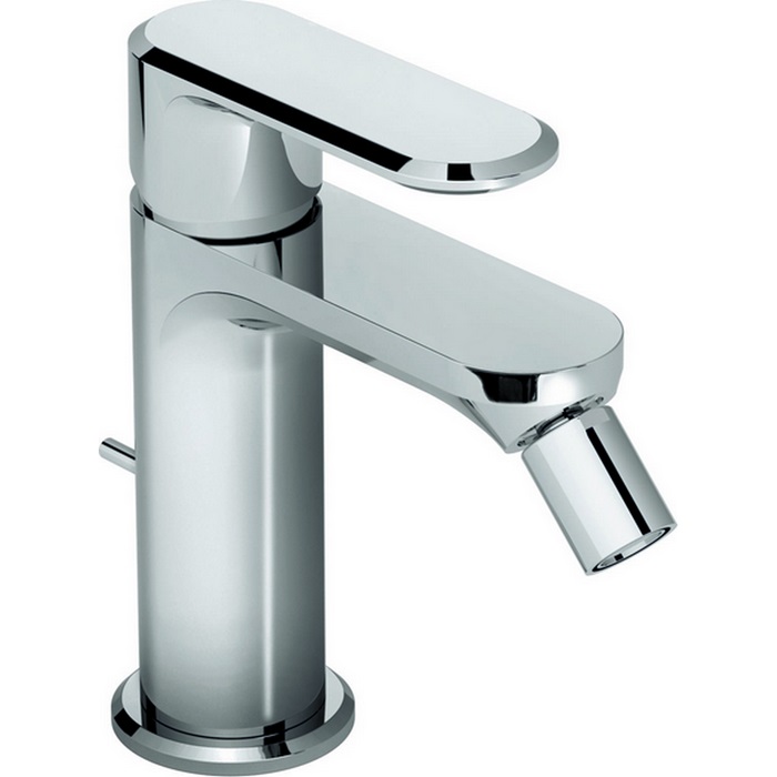 Cisal LineaViva Смеситель для биде, с донным клапаном, длина излива 10,7 см, цвет: chrome LV00055021