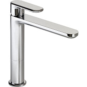 Cisal LineaViva Смеситель для раковины, без донного клапана, длина излива 17 см, цвет: chrome LV00150021