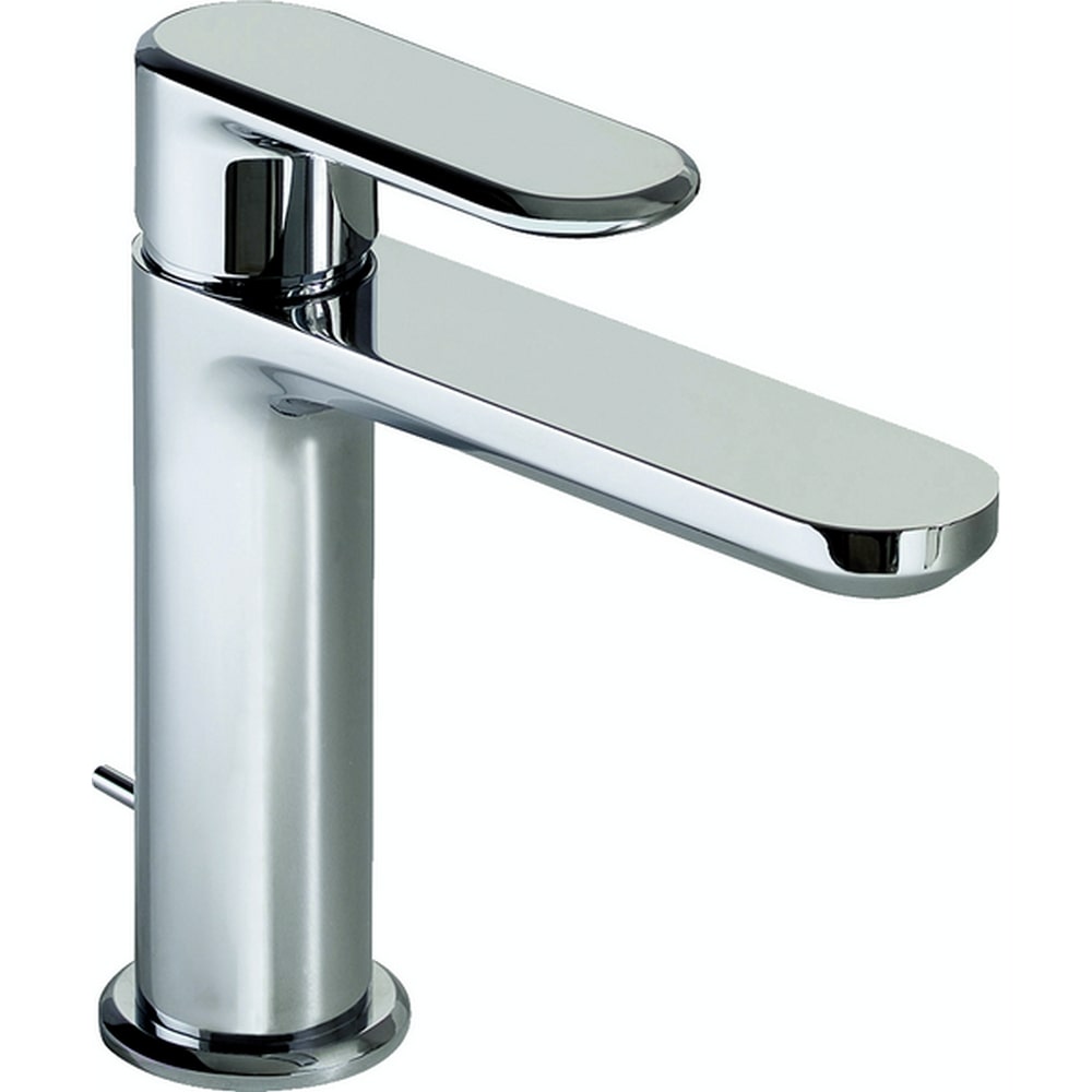 Cisal LineaViva Смеситель для раковины, с донным клапаном, длина излива 12 см, цвет: chrome LV00051021