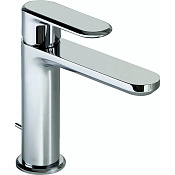 Cisal LineaViva Смеситель для раковины, с донным клапаном, длина излива 12 см, цвет: chrome LV00051021