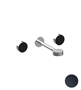 Cisal Slim Смеситель для раковины встраиваемый, внешняя часть, длина излива 20 см, цвет: night black SM01351040