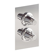 Cisal Vita Смеситель термостатический для душа встраиваемый на 3 потребителя, цвет: chrome VI0BT03021