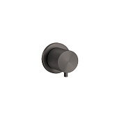 Gessi 316 Bath-Shower Запорный вентиль для термостата, внешняя часть, цвет: black metal brushed PVD 54564#707