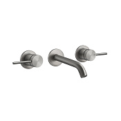 Gessi 316 Flessa Встраиваемый смеситель с изливом 14,6-12,6 cм, цвет: steel brushed 54092#239