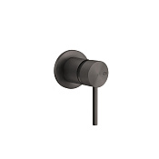 Gessi 316 Flessa Смеситель для душа встраиваемый, внешняя часть, цвет: black metal brushed PVD 54019#707