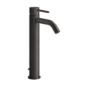 Gessi 316 Flessa Смеситель для раковины на 1 отверстие, цвет: brushed black metal pvd 54004#707