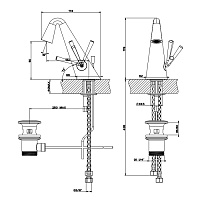 Gessi Cono Смеситель для раковины, однорычажный, цвет хром 45002#031