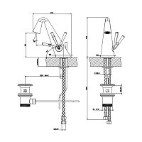 Gessi Cono Смеситель для раковины, цвет Black XL 45002#299