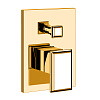 Gessi Eleganza Смеситель для ванны встраиваемый на 2 потребителя, внешняя часть, цвет: gold CCP 46079#080