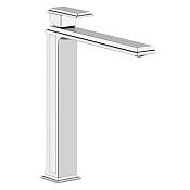 Gessi Eleganza Смеситель для раковины на 1 отверстие, цвет хром 46004#031