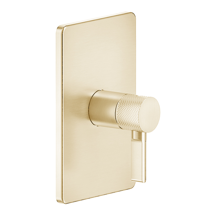Gessi Inciso Смеситель для душа встраиваемый на 1 потребителя, внешняя часть, цвет: gold PVD 58061#246