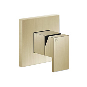 Gessi Rettangolo Смеситель для душа встраиваемый, внешняя часть, цвет: brushed brass PVD 20119#727