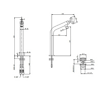 Bongio Acquacarica Смеситель для раковины, цвет хром 63532CRCR