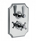 Bongio Oxford Lux Термостатический смеситель для душа, цвет хром/белый фарфор 19544CR0L