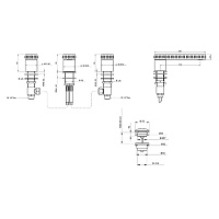 Bongio Pure Glam Смеситель для раковины, цвет золото/Swarovski 6P501OR01SW