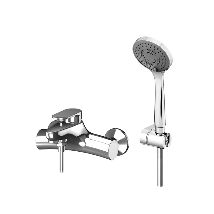 Gattoni H2Omix7000 Смеситель для ванны настенный, однорычажный, цвет: хром 7000070C0