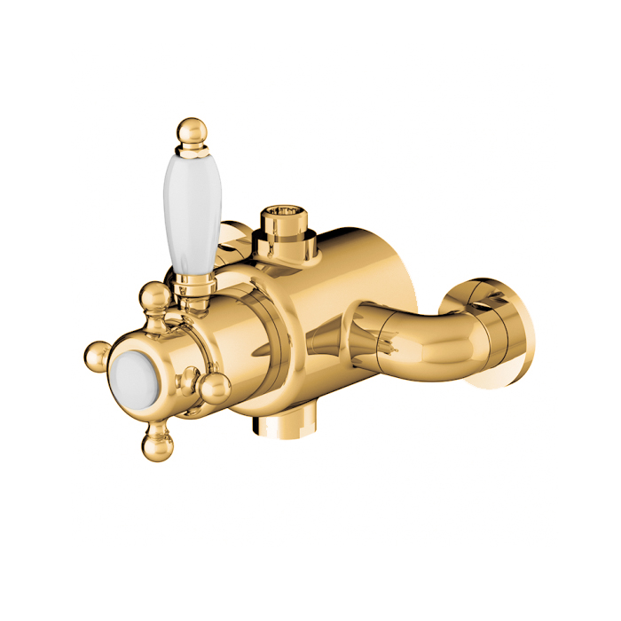 Gattoni Termostatici Термостатический смеситель для душа, цвет: золото 24К TSRE940D0oro
