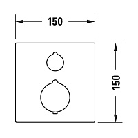 Duravit C.1 Смеситель термостатический для душа, цвет хром C14200013010