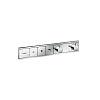 Hansgrohe RainSelect Термостат для душа встраиваемый на 3 потребителя, внешняя часть, цвет: хром 15381000
