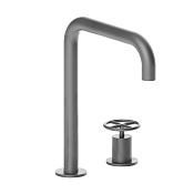 Fantini Fontane Bianche Прогрессивный смеситель для раковины, 2 отв., цвет Matt Gun Metal PVD 47 P5 P107W