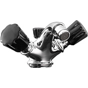 Devon&Devon Black Morris Смеситель для биде на 1 отв., ручки черные, цвет: хром DDMRBL320CR