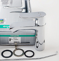 Hansgrohe Metris Смеситель для раковины однорычажный, с донным клапаном, цвет: хром 31080000