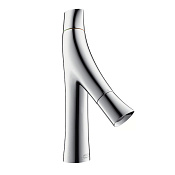 Axor Starck Organic Смеситель для раковины однорычажный на 1 отверстие с донным клапаном, цвет: хром 12011000