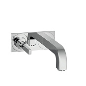 Axor Citterio Смеситель для раковины встраиваемый внешняя часть, с донным клапаном, цвет: хром 39115000