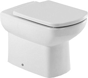 Roca Dama Senso Чаша напольного унитаза 35,5х55,5 см, без крышки, двойной выпуск, цвет: белый глянец 347517000