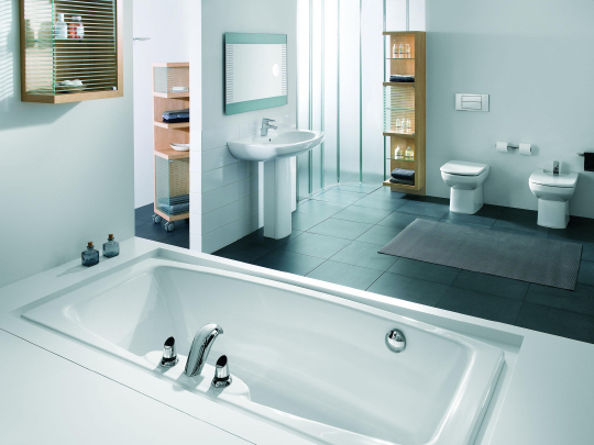 Roca Dama Senso Compacto Чаша напольного унитаза 35,5х60 см, без крышки, цвет: белый глянец 342518000