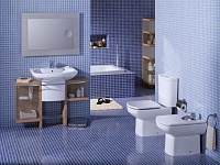 Roca Dama Senso Чаша напольного унитаза 35,5х66 см, без крышки, двойной выпуск, цвет: белый глянец 342517000