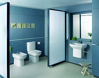 Roca Dama Senso Чаша напольного унитаза 35,5х66 см, без крышки, двойной выпуск, цвет: белый глянец 342517000