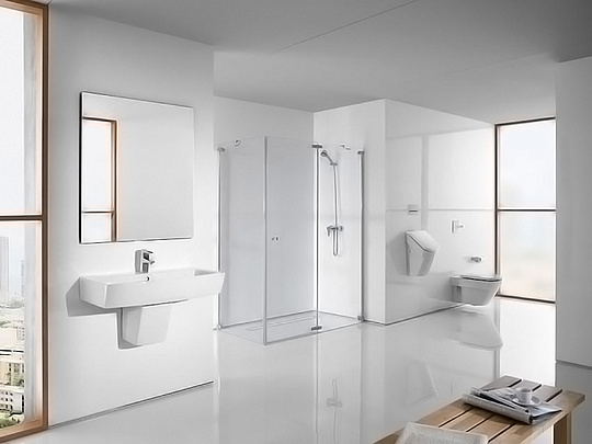 Roca Hall Чаша подвесного унитаза 35,5х50 см, без крышки, цвет: белый глянцевый 346627000