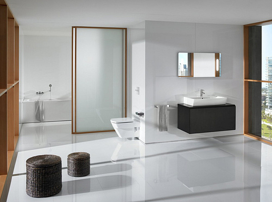 Roca Hall Чаша подвесного унитаза 35,5х50 см, без крышки, цвет: белый глянцевый 346627000