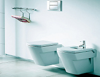 Roca Hall Чаша подвесного унитаза 35,5х50 см, без крышки, цвет: белый глянцевый 346627000