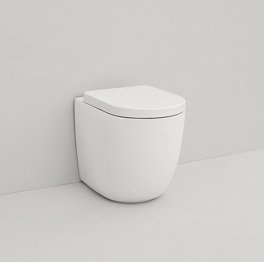 ArtCeram File 2.0 Унитаз напольный безободковый 37x52 см, цвет: glossy white FLV005 01 30