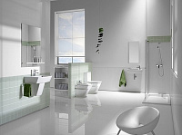 Roca Hall Чаша напольного унитаза 36,5х59,5 см, без крышки, с двойным выпуском, цвет: белый глянец 342628000