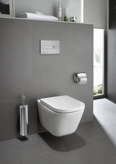 Roca Gap Чаша подвесного унитаза 34х54 см, безободковый, без крышки, цвет: белый глянцевый 34647L000