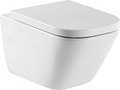 Roca Gap Чаша подвесного унитаза 34х54 см, безободковый, без крышки, цвет: белый глянцевый 34647L000