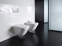 Roca Gap Чаша подвесного унитаза 34х54 см, безободковый, без крышки, цвет: белый глянцевый 34647L000