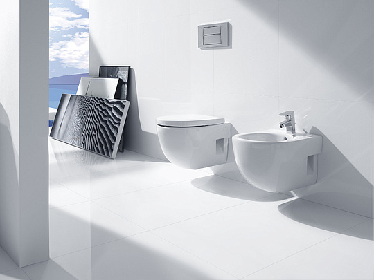 Roca Meridian Чаша подвесного унитаза 36х48 см, без крышки, цвет: белый глянцевый 346248000