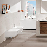 Villeroy & Boch Venticello Унитаз подвесной 37,5x33h см, цвет: alpin 4611R0R1